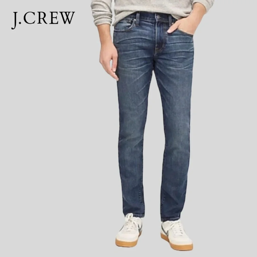 Men's J.CREW 250 Skinny Stretch on Demand Jeans | Color: Blue | Sz: 29W 30L